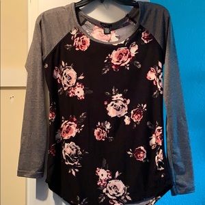 LONG SLEEVE FLORAL SHIRT
